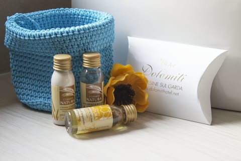 Free toiletries, hair dryer, bidet, towels