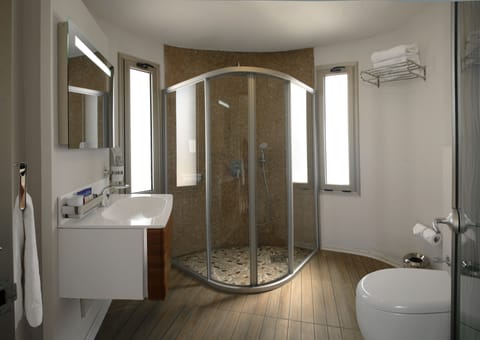 Loca Suite | Bathroom | Free toiletries, hair dryer, bathrobes, towels