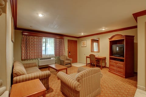 Suite, 1 Bedroom | Living area | TV