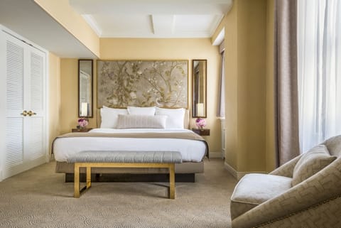 King Room | Premium bedding, in-room safe, desk, laptop workspace