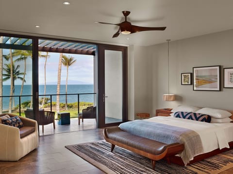 Four Bedroom Ocean Front Villa | Premium bedding, down comforters, free minibar items, in-room safe