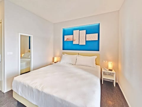 Double or Twin Room, Balcony, Sea View | In-room safe, desk, free WiFi, bed sheets