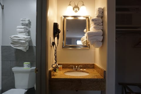 Triple Room, Non Smoking | Bathroom | Combined shower/tub, free toiletries, hair dryer, towels