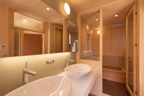 Private Vacation Home (KOUJIYA) | Bathroom | Free toiletries, hair dryer, slippers, electronic bidet