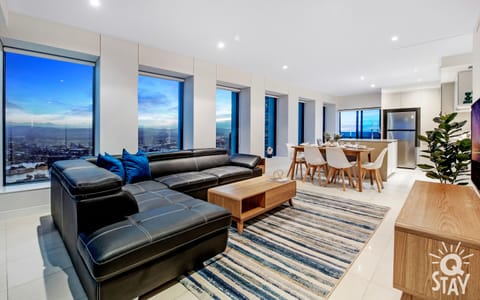 Premium Apartment, 3 Bedrooms, Ocean View | Living area | LCD TV