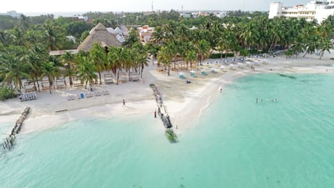 On the beach, beach massages, beach bar