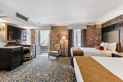 Courtyard Room, 2 Queen Beds | In-room safe, individually decorated, desk, blackout drapes