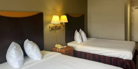 Deluxe Room, 2 Double Beds, Non Smoking, Refrigerator & Microwave | Desk, free WiFi, bed sheets, alarm clocks