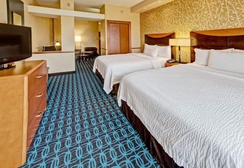 Room, 2 Queen Beds | Premium bedding, desk, iron/ironing board, free WiFi