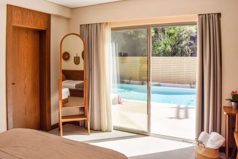 Family Villa, 2 Bedrooms, Non Smoking, Poolside | Egyptian cotton sheets, pillowtop beds, in-room safe