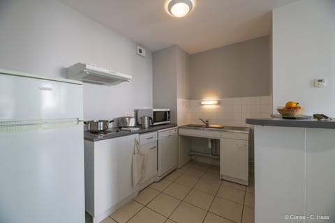 Superior Apartment, Terrace | Private kitchen | Fridge, microwave, stovetop, coffee/tea maker