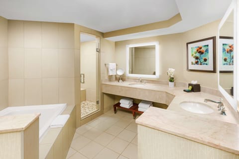 Suite, 1 Bedroom, Non Smoking | Bathroom | Designer toiletries, hair dryer, towels