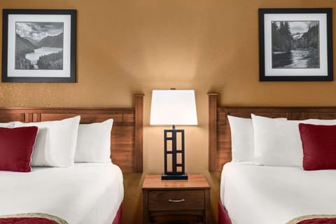 Individually decorated, individually furnished, desk, laptop workspace