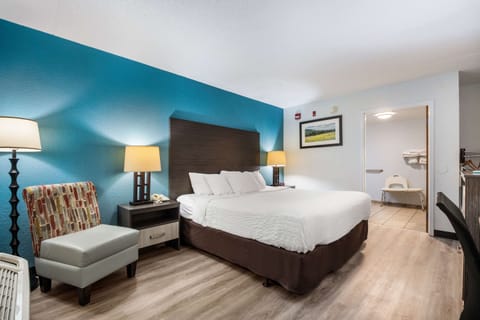 Room, 1 King Bed, Accessible, Non Smoking | Premium bedding, down comforters, pillowtop beds, desk
