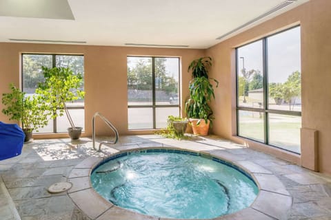 Indoor pool, sun loungers