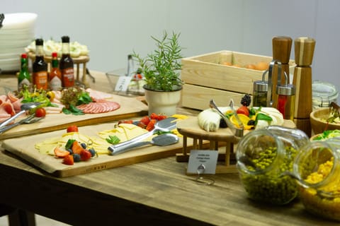 Daily buffet breakfast (EUR 12 per person)