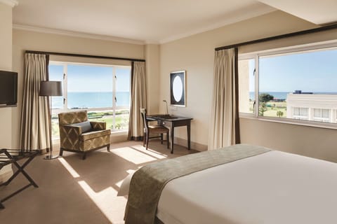 Presidential Suite with Sea View | In-room safe, desk, laptop workspace, iron/ironing board