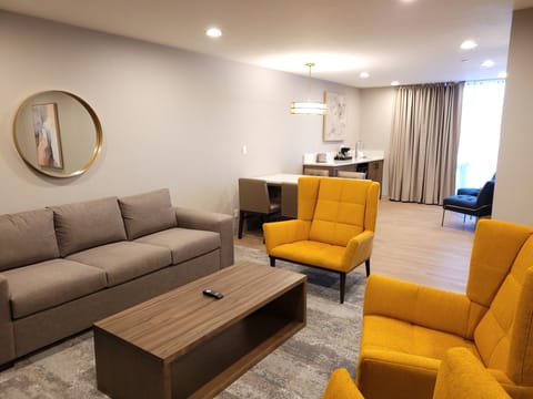 Suite, 2 Queen Beds, Non Smoking, Jetted Tub (Living Room;with Sofabed) | Living area | Smart TV