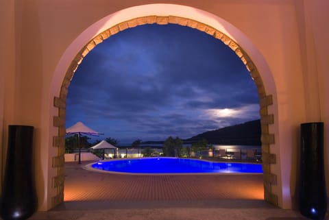 Outdoor pool, open 7:00 AM to 9:00 PM, pool umbrellas, sun loungers