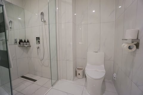 Deluxe Double Room | Bathroom | Shower, free toiletries, hair dryer, bathrobes