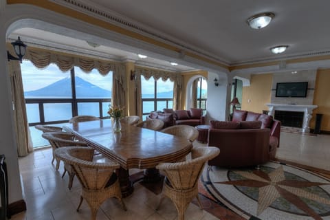 Family Apartment, 4 Bedrooms, Lake View, Lakeside | Living area | 20-inch LCD TV with cable channels, TV