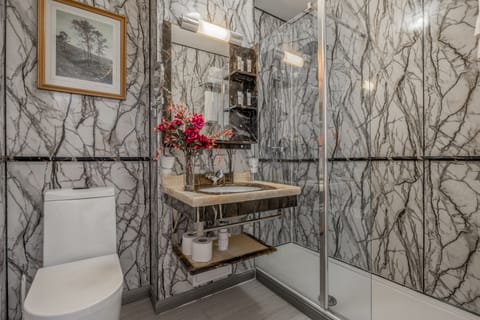 Deluxe Family Room (Loch View) | Bathroom | Free toiletries, hair dryer, towels