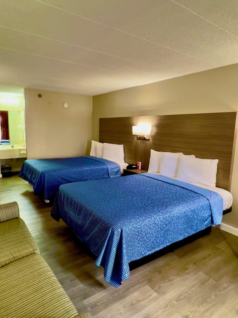 Standard Room, 2 Queen Beds, Non Smoking | Desk, iron/ironing board, cribs/infant beds, rollaway beds