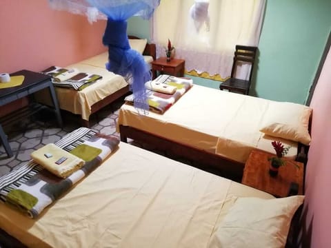 Triple Room, 3 Twin Beds, Private Bathroom | 1 bedroom, free WiFi, bed sheets
