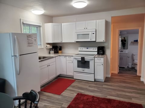 Lakeview Suite-2 Bedroom/1 Bath | Private kitchen | Microwave, coffee/tea maker