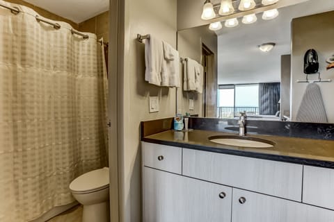 Suite, 2 Queen Beds, Kitchen, Oceanfront | Bathroom | Shower, free toiletries, hair dryer, towels