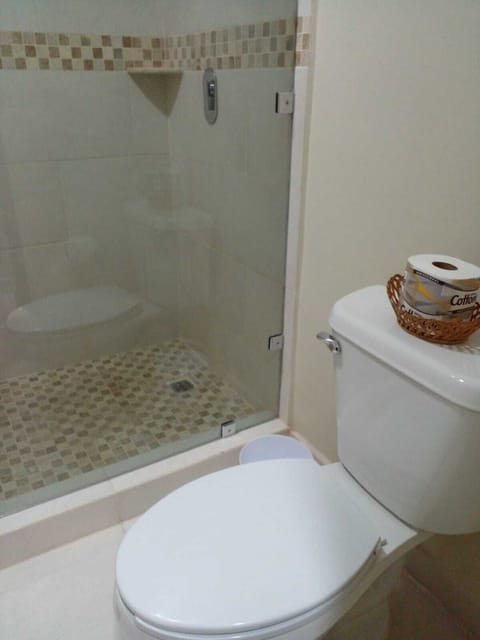 Luxury Room | Bathroom | Shower, towels, soap, shampoo