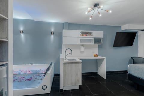 Viktory 101 Studio Apartment | Private spa tub