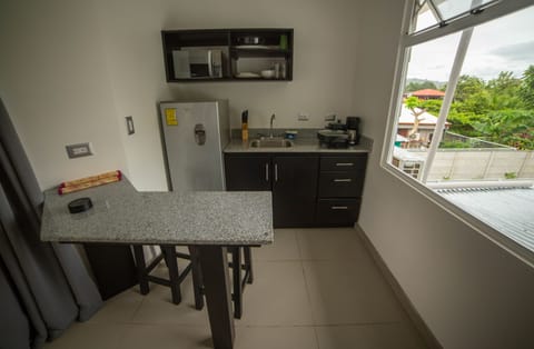 Studio, 1 King Bed, Mountain View | Private kitchenette | Full-size fridge, microwave, coffee/tea maker, rice cooker