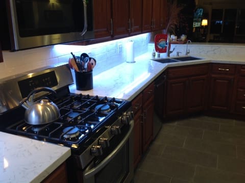 LG   5 burner gas stove, xtra large oven