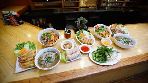 Lunch and dinner served, Vietnamese cuisine