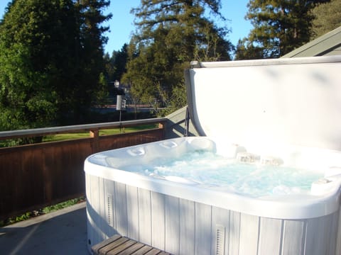 RELAX IN THE SPA for 6 and Under the Stars on the Deck off the Great Room
