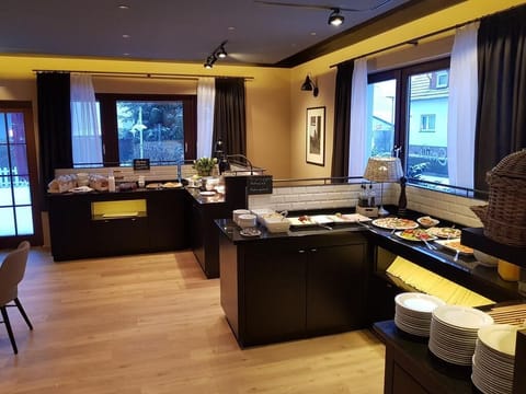 Daily buffet breakfast (EUR 8 per person)