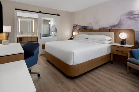 Room, 1 King Bed | Hypo-allergenic bedding, down comforters, in-room safe, desk