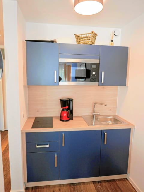 Apartment, Non Smoking, Balcony | Private kitchenette | Fridge, microwave, stovetop, coffee/tea maker