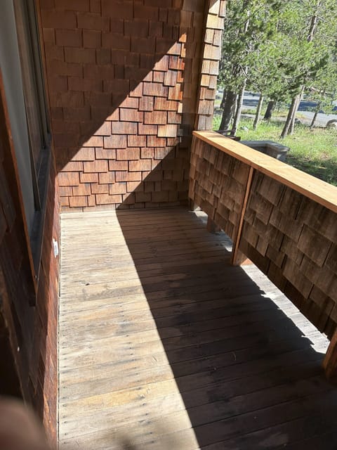 Condo's private patio