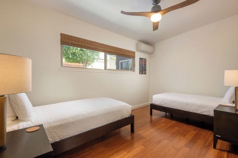Tastefully decorated and top-of-the-line mattresses throughout the bungalow.