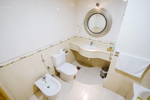 Free toiletries, hair dryer, towels, soap