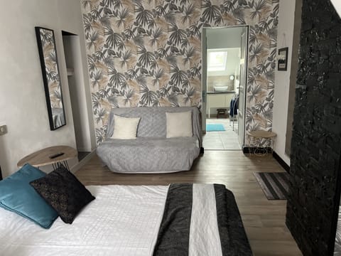 Golden Room | Individually decorated, individually furnished, blackout drapes