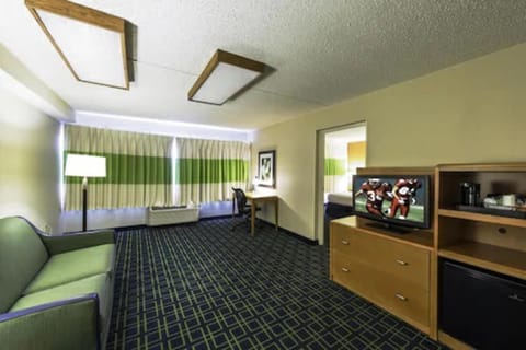 Suite, 1 King Bed, Non Smoking (One-Bedroom) | In-room safe, desk, blackout drapes, iron/ironing board