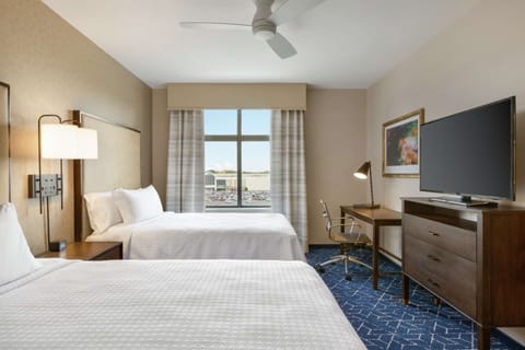 Suite, 2 Queen Beds, Accessible (Hearing) | Premium bedding, in-room safe, desk, blackout drapes