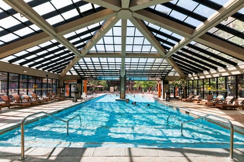 Indoor pool, outdoor pool