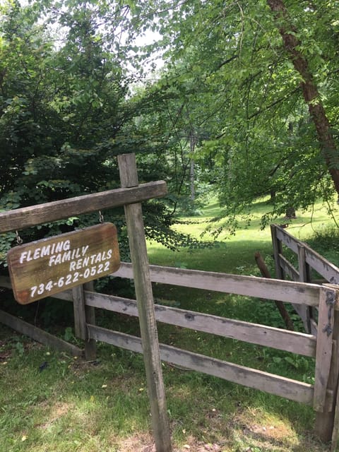Fleming Family Rental cottage property gate