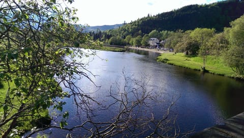 view of the river Teeth flowing through Callander