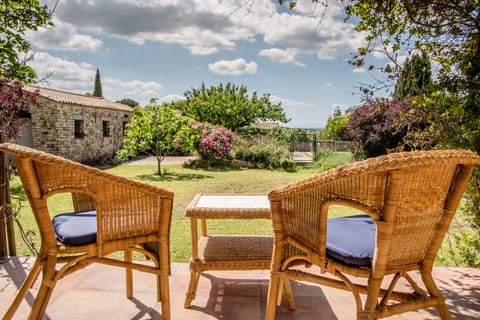 The garden and view from the terrace
