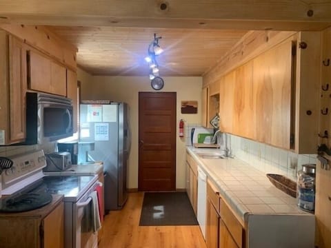 Fully stocked kitchen
